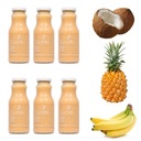 6x Ovocná pena smoothie kokos banán ananás 250ml