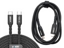 RÝCHLY SPLETOVÝ KÁBEL 100W 1M USB-C OBOJSTRANNÝ