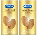 DUREX REAL FEEL kondómy - LATEX ZDARMA 20 ks.