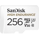 256Gb microSD karta SANDISK High Endurance MONITOR