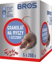 Bros GRANULÁTY pre MYŠI, POTKANY, 1kg vrecúška, 5x200g