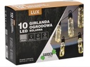 DĹŽKA VENCICE SLNEČNEJ ZÁHRADY 2 + 1,8 m LUX 10 LED TEPLÁ BIELA