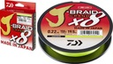 DAIWA BRAID J-BRAID X8E 0,10MM 135M ZELENÁ