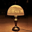 Porcelánová lampa 60 cm Horses Villa Italia