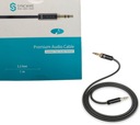 AUDIO KÁBEL MINIJACK 3,5 mm PREMIUM AUX 1m SYNCWIRE