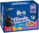 Brit Cat vrecúška rodinný tanier 12x100g