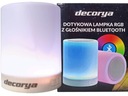 Malé reproduktorové LED dotykové svietidlo s RGB farbami