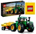 LEGO TECHNIC 42136 TRAKTOROVÝ TRAKTOROVÝ PRÍves JOHN DEERE 9620R 4WD BLOCKS 8+