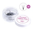 PREMIUM OBJEMOVÉ VENTILÁTORY 5D C 0,07 10 MM WONDER LASHES 130KS JAR LASHES