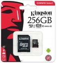 KINGSTON PAMÄŤOVÁ KARTA 256 GB MICRO SD CLASS 10 S SD ADAPTÉROM