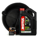 Olej MOTUL 5100 10W40 4L filter KN misa vaňa Yato