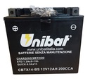 BATÉRIA UNIBAT CBTX14-BS 12V 12Ah YZF-1R ZZR