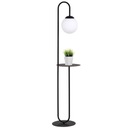 Stojacia LED stojaca lampa BARI LP1 BL Black White