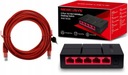 MERCUSYS SWITCH GIGABIT LAN SPLITTER + KÁBEL