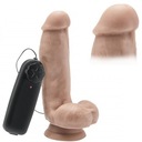 DILDO VIBRÁTOR NA PENIS S PRÍSAVKOU A DIAĽKOVÝM OVLÁDANÍM 18 CM