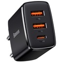 TRIPLE nabíjačka Baseus 2xUSB+USB-C PD QC 30W 3A