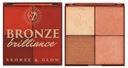 W7 BRONZE BRILLIANCE Palette PALETTE Stredná/Tm