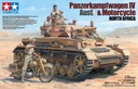 1/35 PzKpfw IV Ausf. Motocykel F + DKW NZ350 Afrika Korps Tamiya 25208