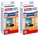 TESA COMFORT WINDOW SIEŤKA PROTI KOMÁROM 1,3X1,5 ČIERNA x2