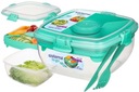 SISTEMA LUNCHBOX NÁDOBA NA ŠALÁT + PRÍBOR 1,1L