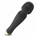 Stimulátor-Silikónový masážny prístroj Black USB 6 Vibration