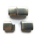 4-magnetická spona z nehrdzavejúcej ocele 12x7 mm matná