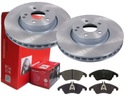 BREMBO P DESTIČKY DISKY MERCEDES SLK SLC R172 322MM