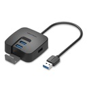 VENTION Vysokorýchlostný rozbočovač USB 3.0 4x USB 3.0 5 Gbps 1 m