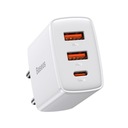 Baseus Quick Charger 2xUSB USB-C 3A 30W nabíjačka