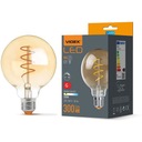 E27 G95 LED žiarovka 4W 2200K Filament Stmievateľná