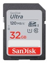 SANDISK ULTRA SD SDHC 32GB 120MB/S CL10 FULLHD