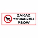 Značka Korfed so zákazom venčenia psov