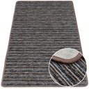 Carpet Runner Stripes Brown Melange 60x120 cm