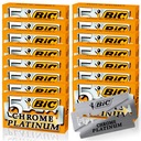 BIC SET CHROME PLATINOVÉ ŽILITEĽKY OBOJSTRANNÉ ČEPELE PRE STROJ x75