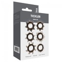 Prsteň - Tickler Set Textured Ring Smoke