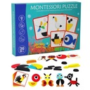 DREVENÉ PUZZLE MONTESSORI