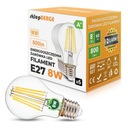 6x E27 LED žiarovka 8W Edison retro dekoratívne vlákno