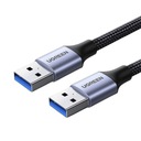 UGREEN USB3.0 kábel, USB-A samec na USB-A samec, UGREEN US373 v 2A, 1m (kus