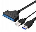 Adaptérový kábel SATA 22 PIN USB 3.0 + USB 2.0 HDD SSD