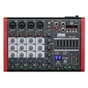 DNA CM6-DSP AUDIO ANALOGOVÝ MIXER EQUALIZ USB MP3 BLUETOOTH FANTOMOVÉ EFEKTY