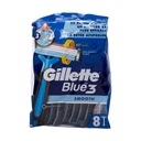 Gillette Blue3 Smooth jednorazové 8 kusov