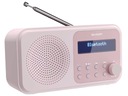 SHARP DR-P420 DAB+ FM Bluetooth rádio Ružové