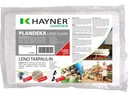 Plachta 3x3 m, priehľadná, vystužená, 100g Khayner