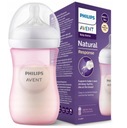 Fľaša Avent Philips Natural Response 260 ml ružová