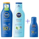 NIVEA SUN krém na opaľovanie SPF 50 200 ml + po opaľovaní 200 ml + krém 30 ml