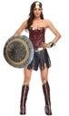 WONDER WOMAN SHIELD COSPLAY ŠATY KOSTÝM 164/170 M/L