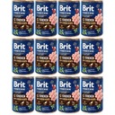 Brit Premium By Nature Kurča a srdiečka 12x400g