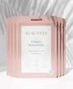 Vyhladzujúca kolagénová plátová maska ​​Collagen Beauty Mask 8 ks.