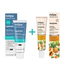 Sada hyalurónovej krémovo-gélovej kozmetiky + enzymatický peeling 1+1 TOŁPA