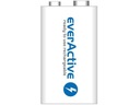 1 x nabíjateľná batéria everActive 9V 250mAh R2U